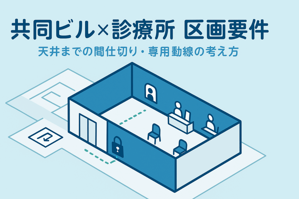 共同ビル内で診療所を開設する場合の区画要件
